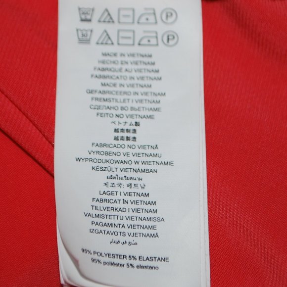 Michael Kors Coral V-neck Top w/Ladderback Sleeves - XL - Picture 12 of 13